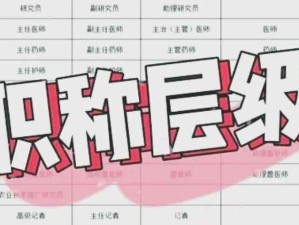 職稱有哪些分類和層級？全部的27個職稱系列或專業的各層級名稱